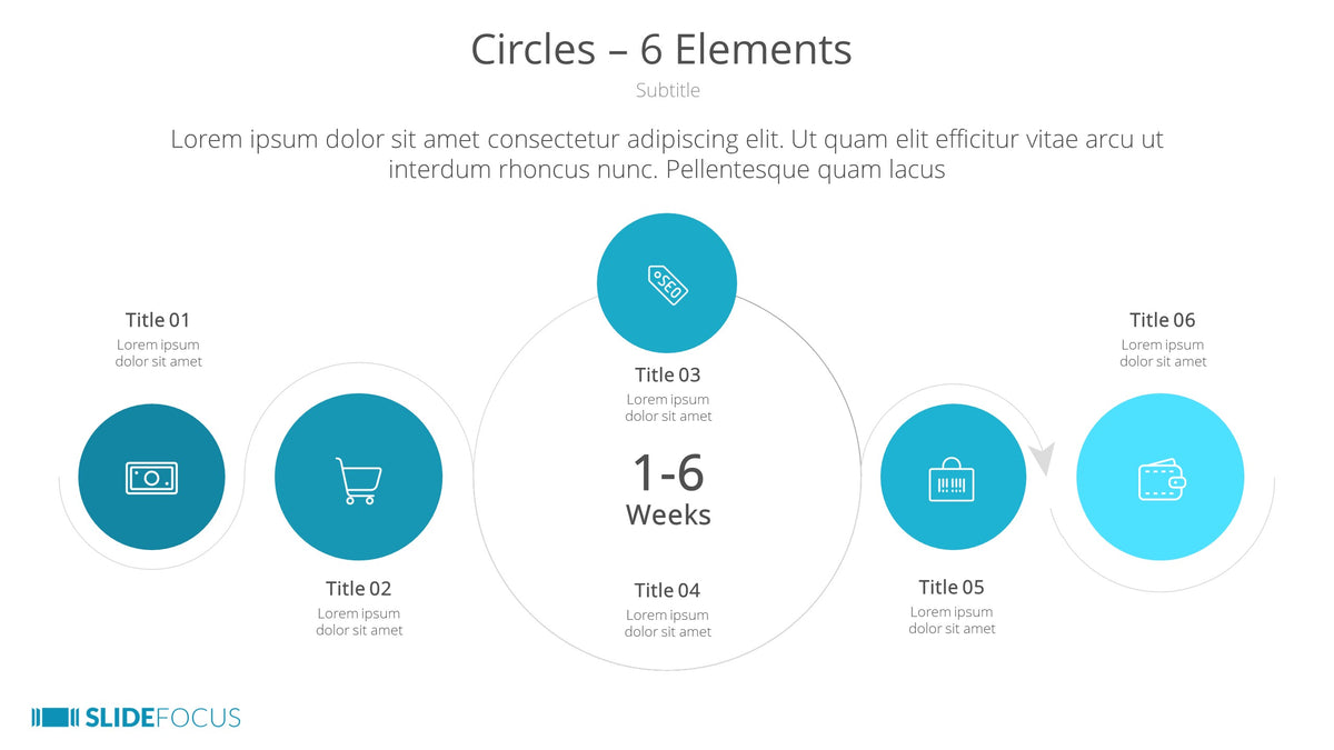 Circles 6 Elements Slidefocus Presentation Made Simple 2755