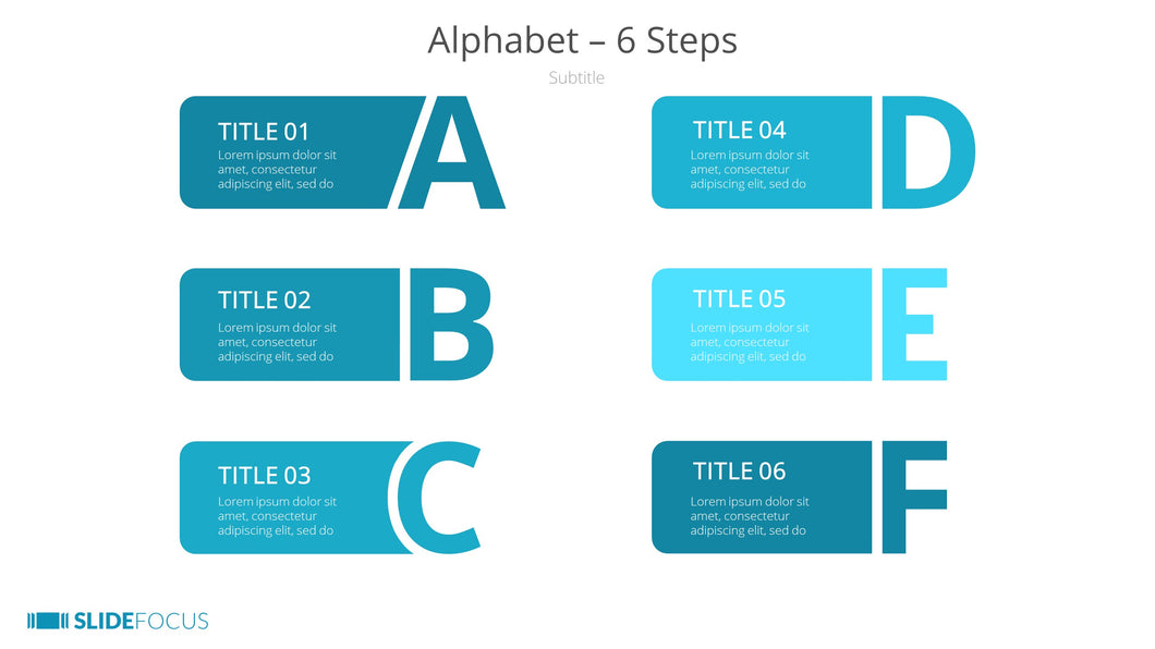 Alphabet 6 Steps