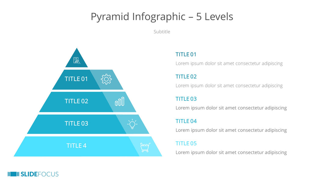 Pyramid Infographic 5 Levels