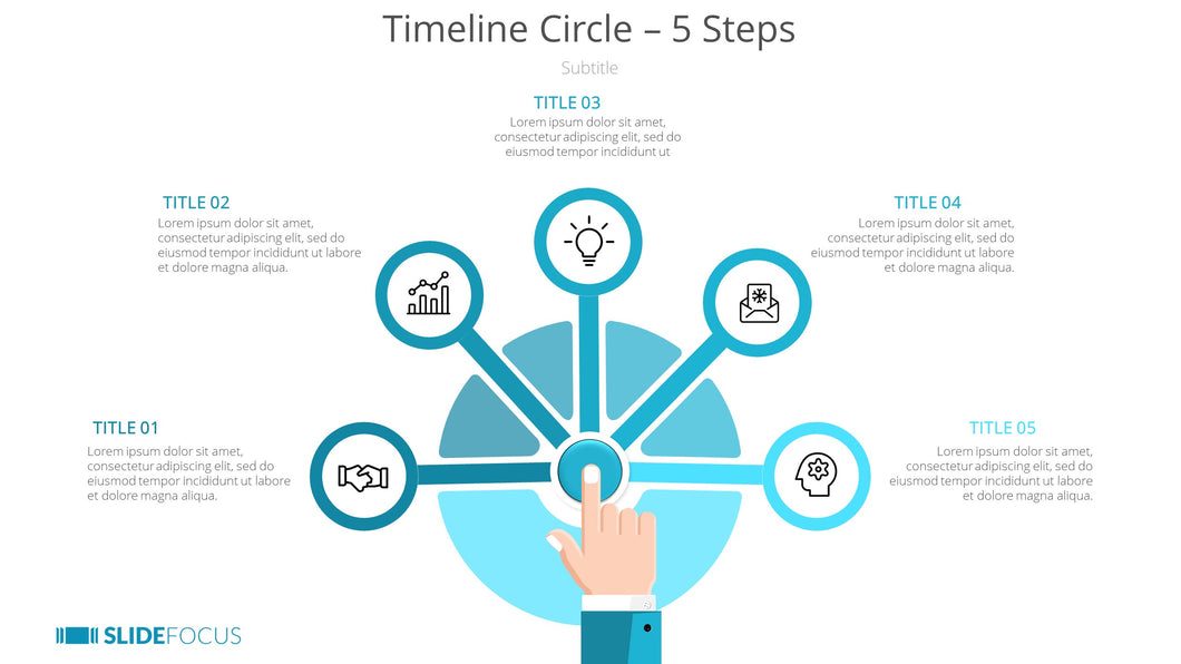 Timeline Circle 5 Steps