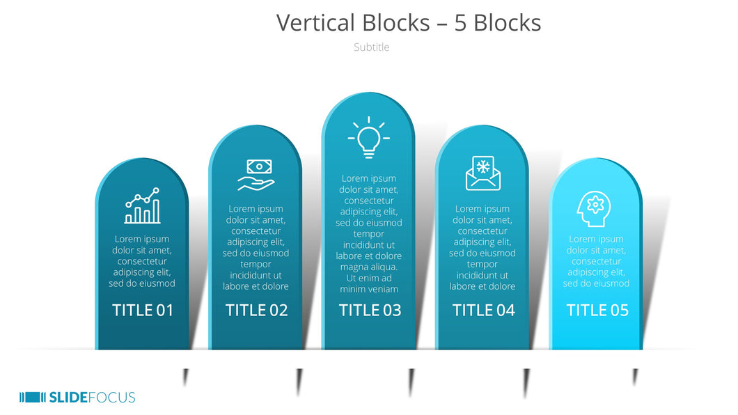 Vertical Blocks 5 Blocks