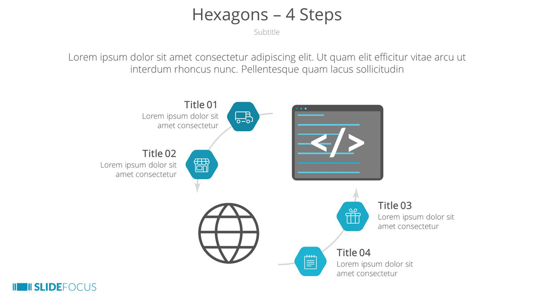 Hexagons 4 Steps