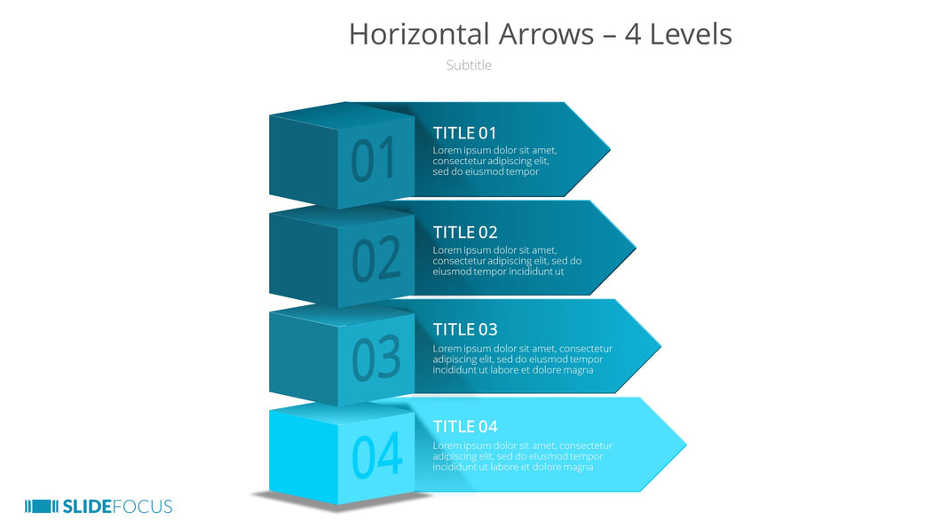 Horizontal Arrows 4 Levels