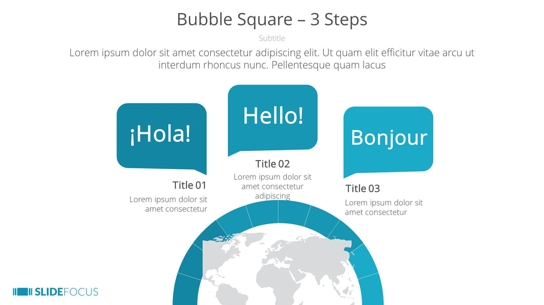 Bubble Square 3 Steps