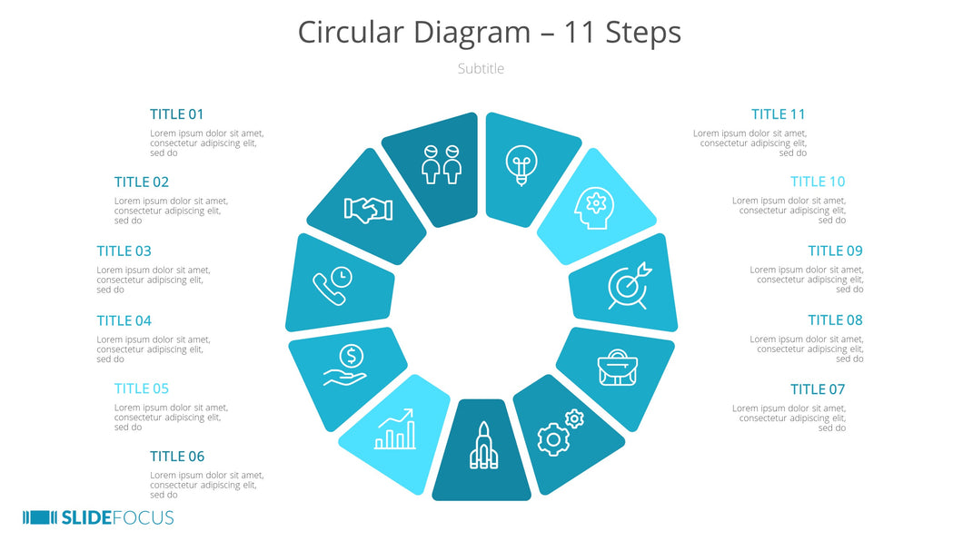 Circular Diagram 11 Steps