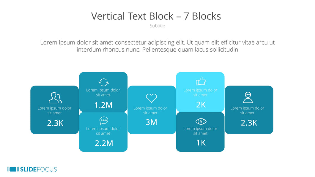 Vertical Text Block 7 Blocks