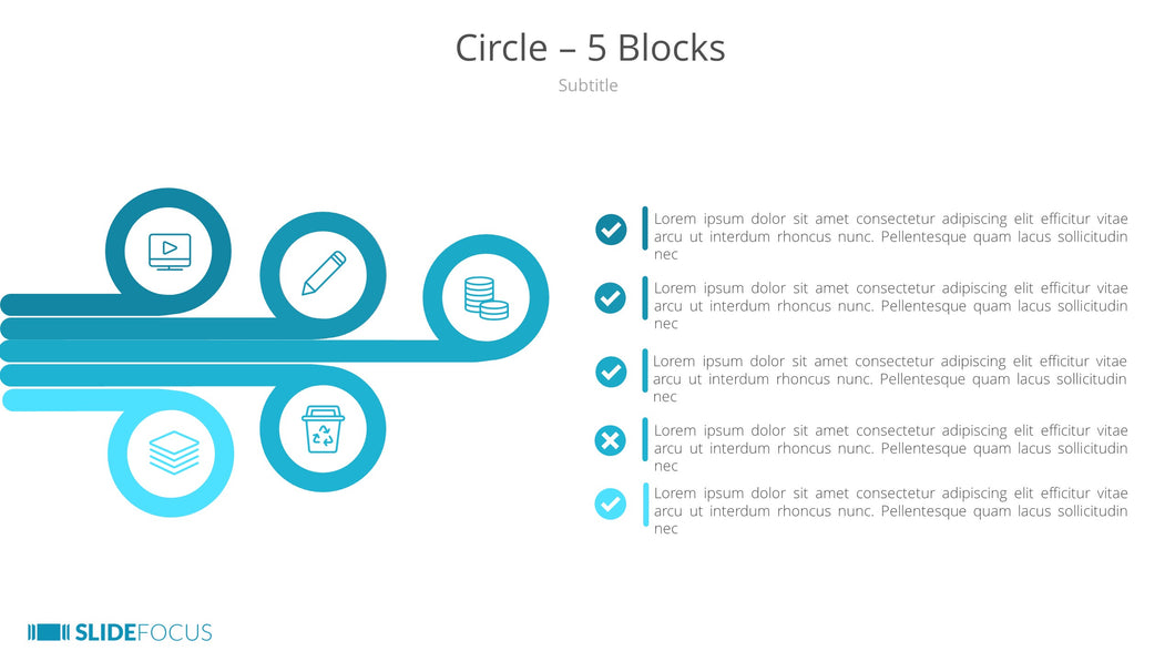 Circle 5 Blocks