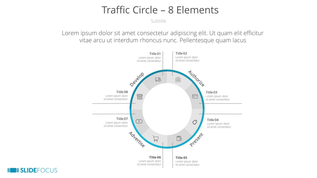 Traffic Circle 8 Elements