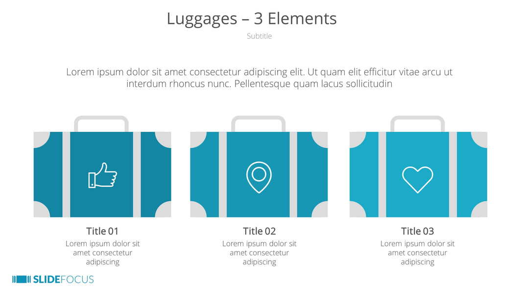 Luggages 3 Elements