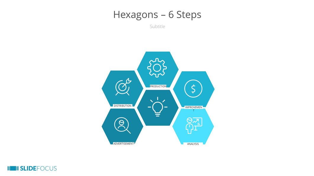 Hexagons 6 Steps