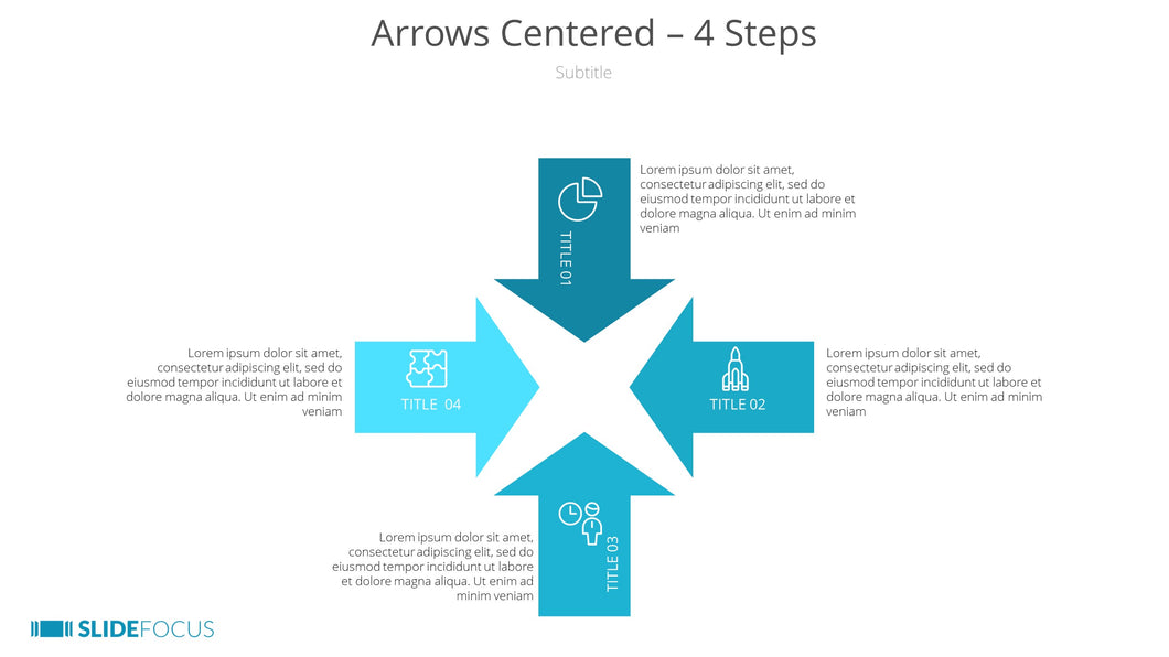 Arrows Centered 4 Steps