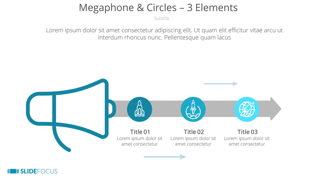 Megaphone Circles 3 Elements