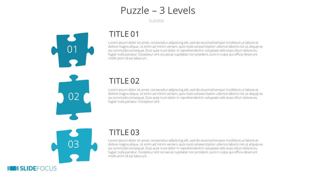 Puzzle 3 Levels