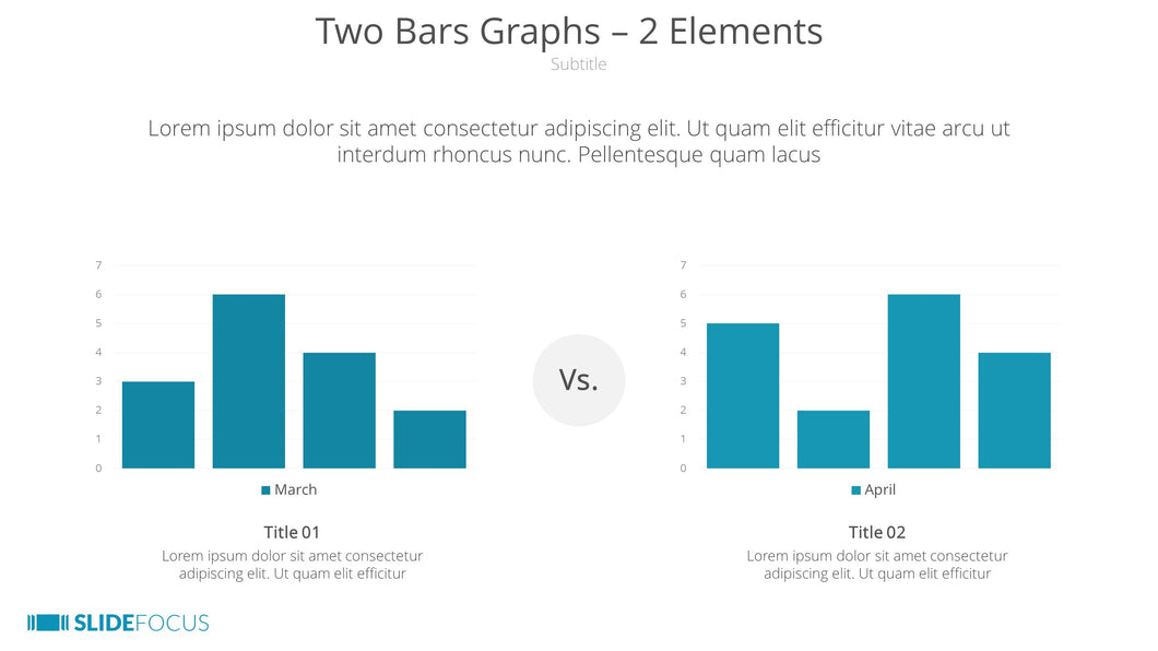 Two Bars Graphs 2 Elements