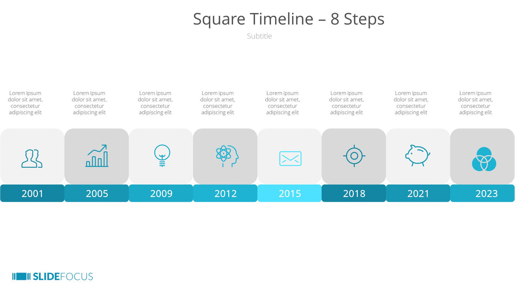Square Timeline 8 Steps
