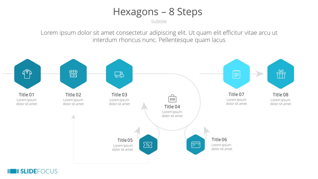 Hexagons 8 Steps