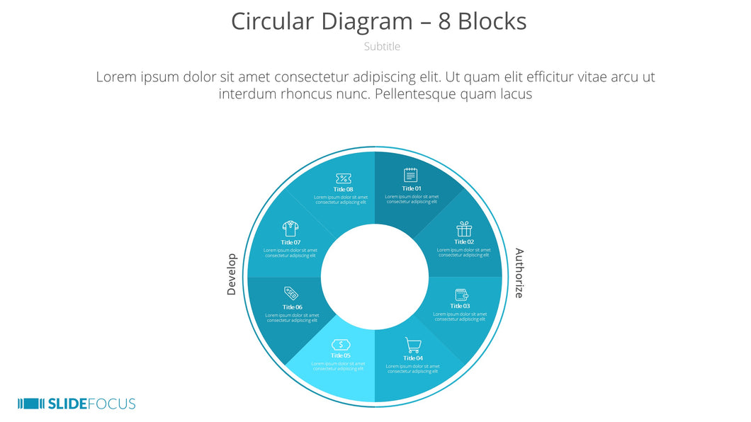 Circular Diagram 8 Blocks