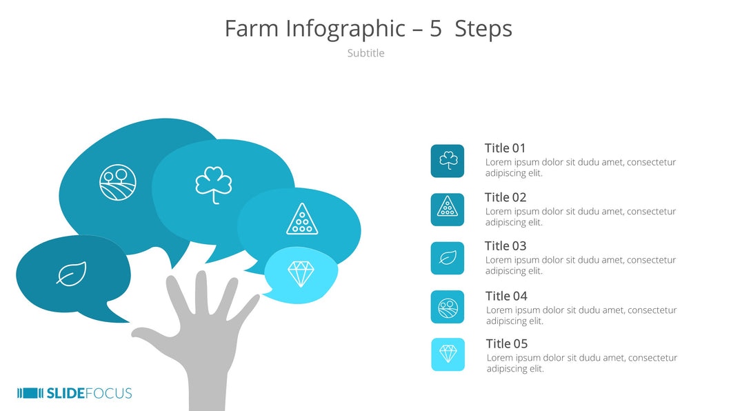 Farm Infographic 5 Steps