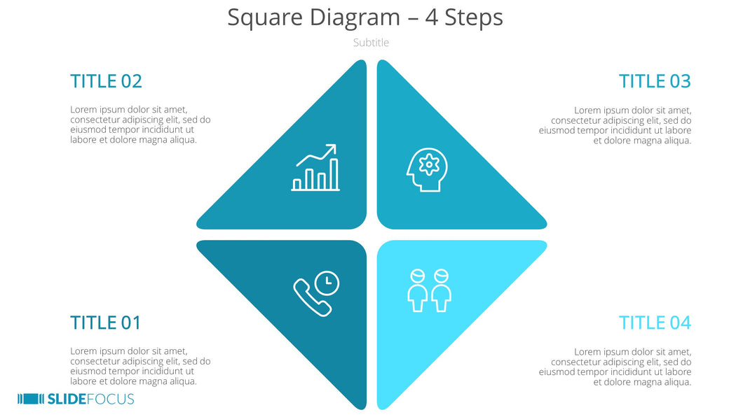 Square Diagram 4 Steps