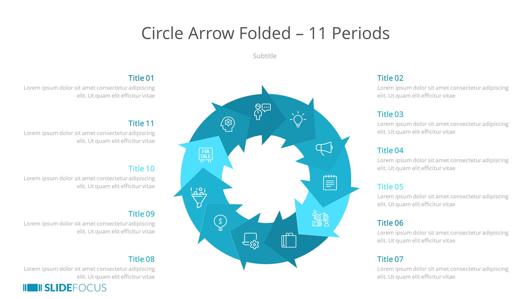 Circle Arrow Folded 11 Periods