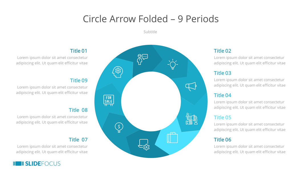 Circle Arrow Folded 9 Periods