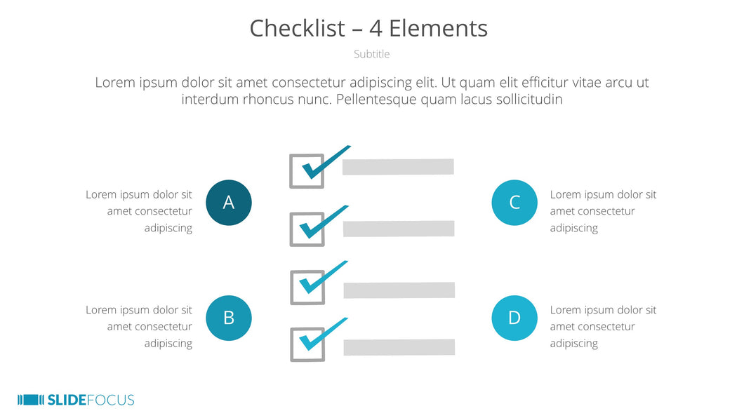 Checklist 4 Elements