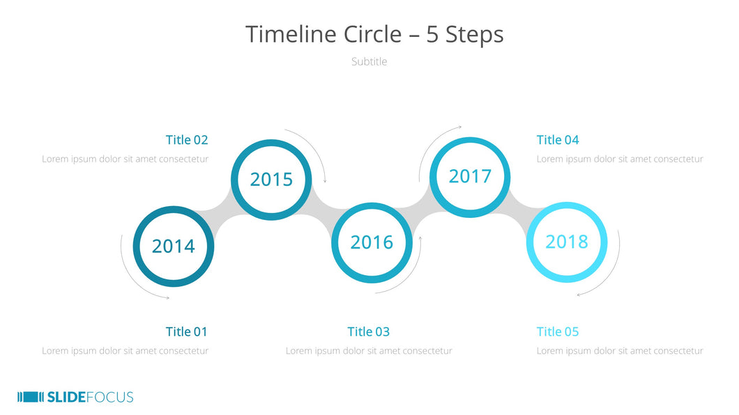 Timeline Circle 5 Steps