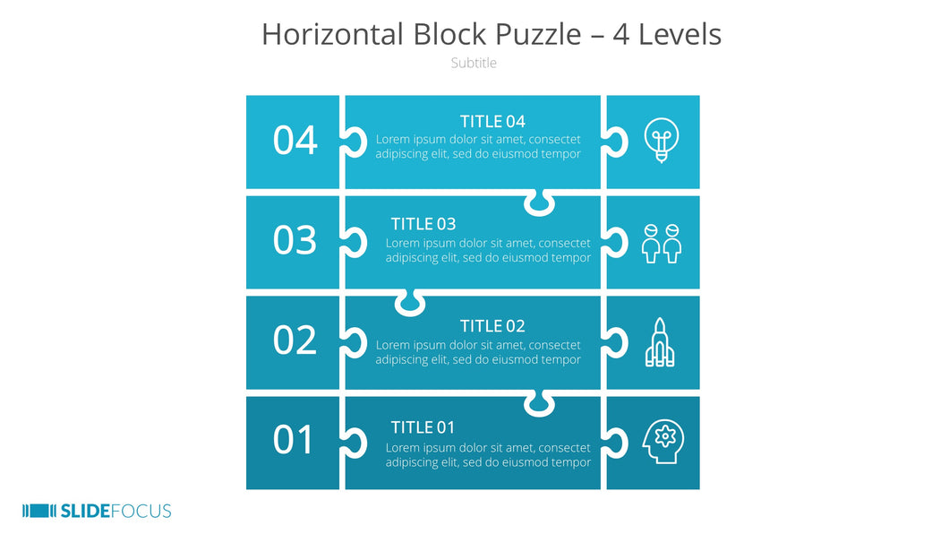 Horizontal Block Puzzle 4 Levels
