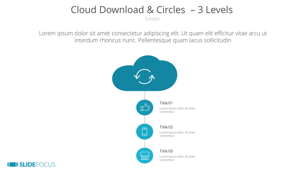 Cloud Download Circles 3 Levels