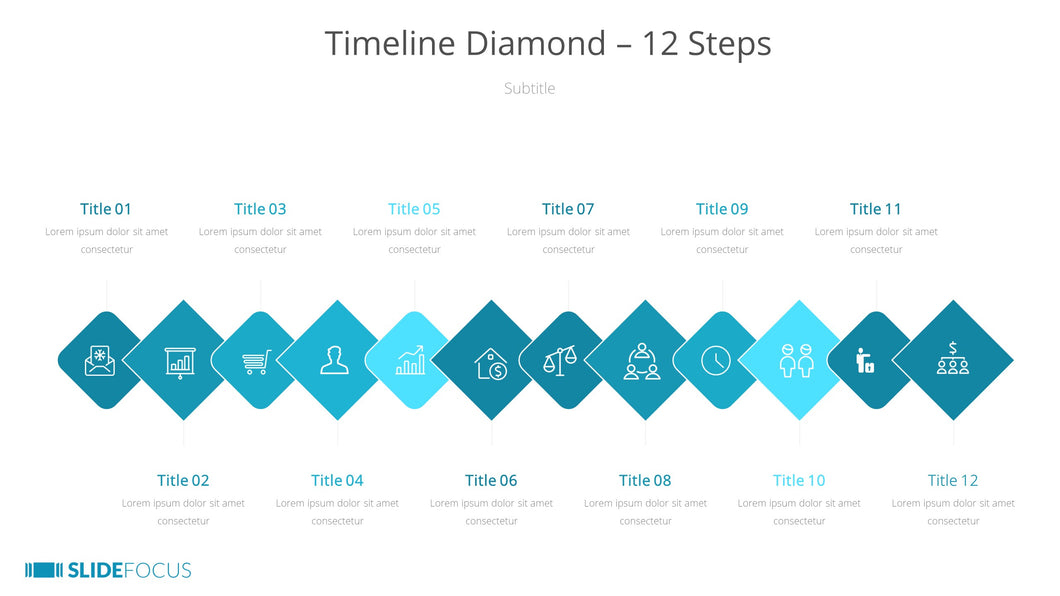 Timeline Diamond 12 Steps