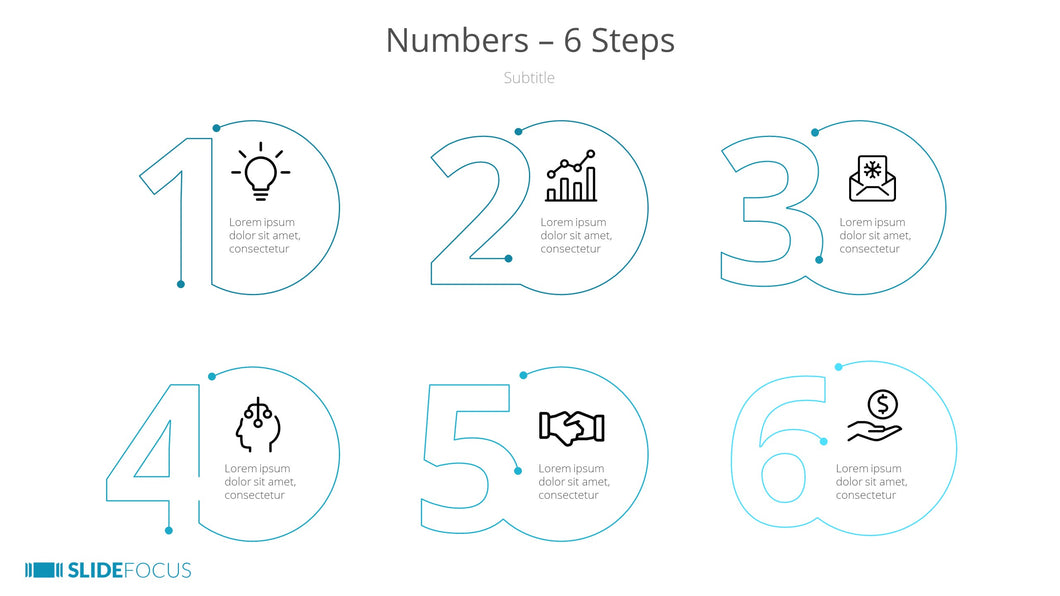 Numbers 6 Steps