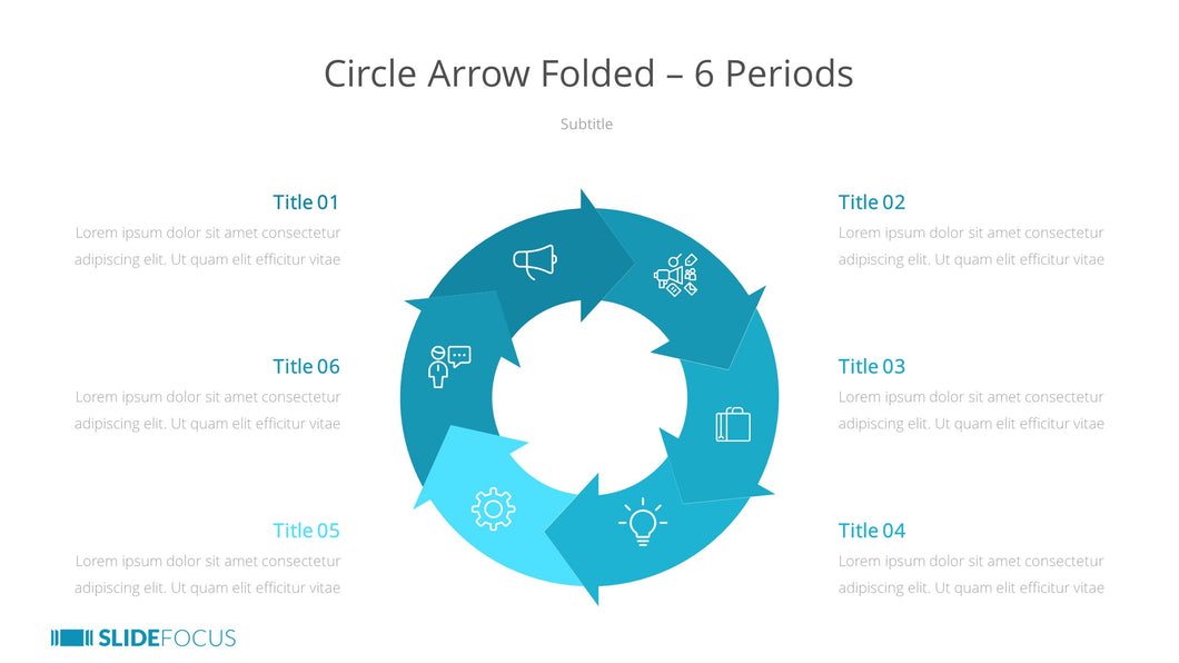 Circle Arrow Folded 6 Periods