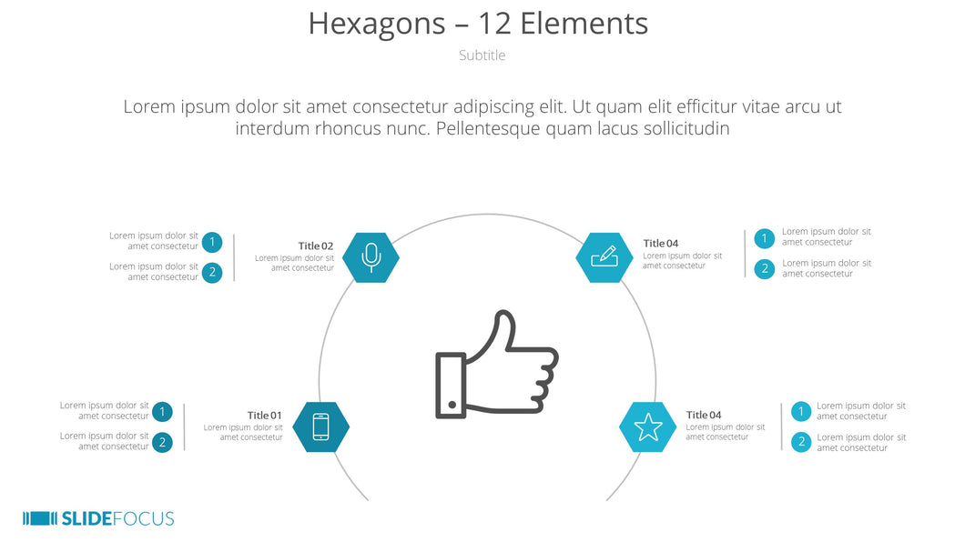 Hexagons 12 Elements