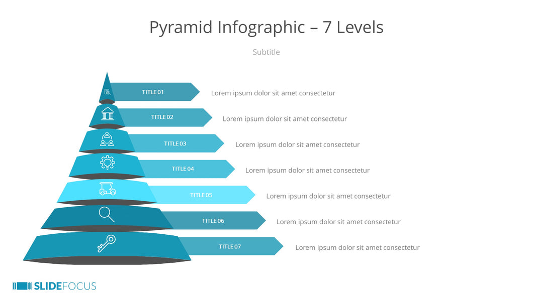 Pyramid Infographic 7 Levels