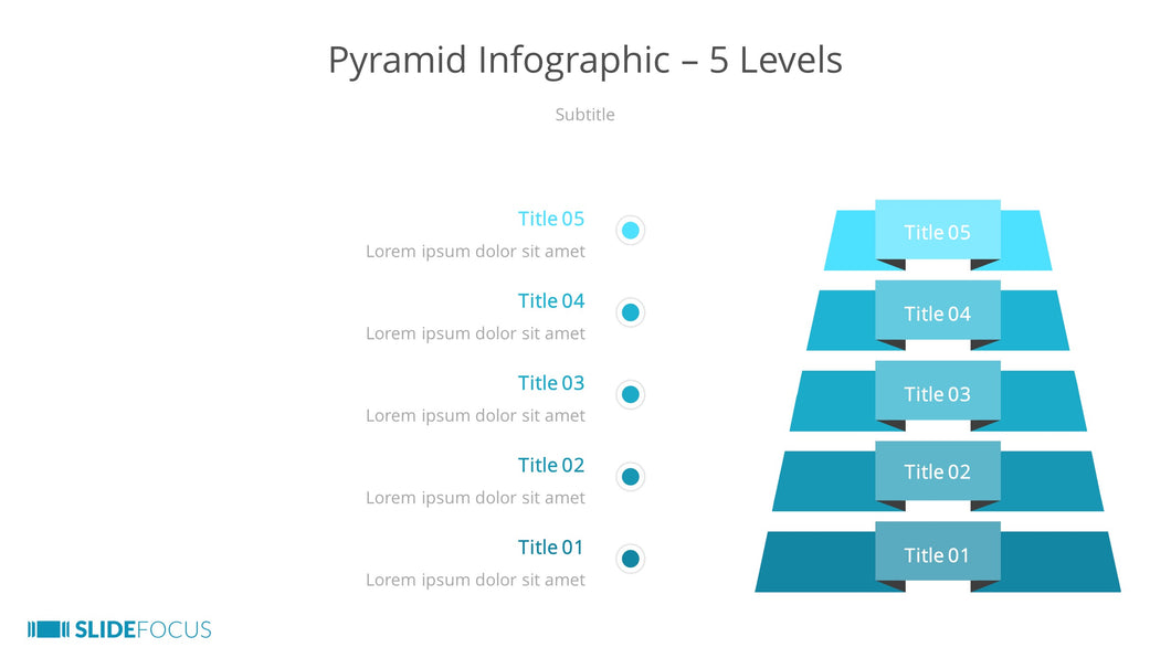 Pyramid Infographic 5 Levels