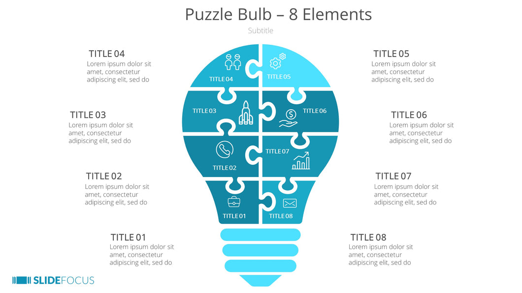 Puzzle Bulb 8 Elements