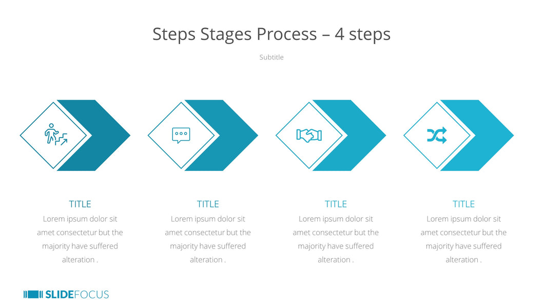 Steps Stages Process 4 steps