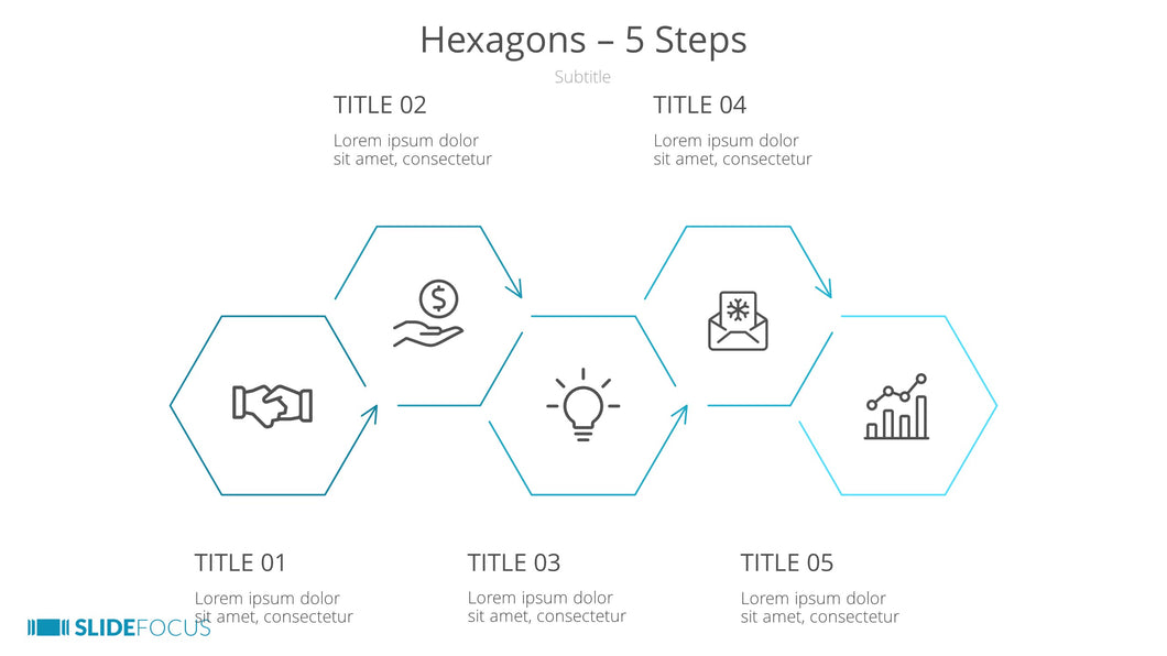 Hexagons 5 Steps