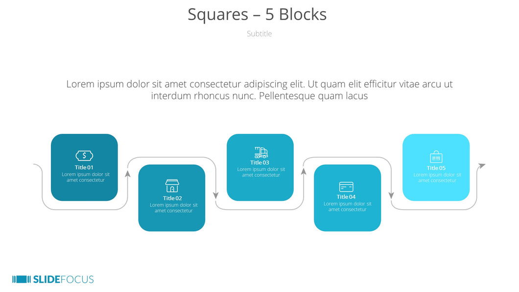Squares 5 Blocks