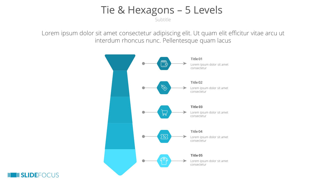 Tie Hexagons 5 Levels