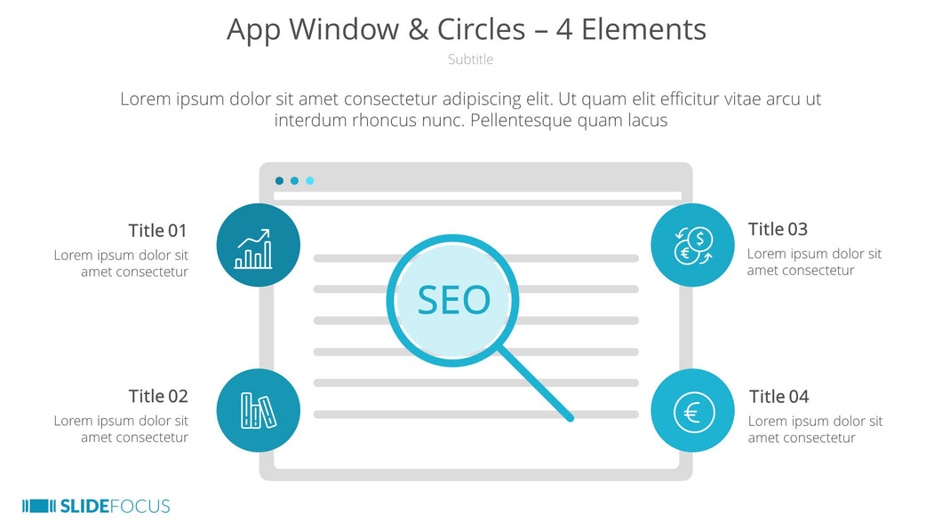 App Window Circles 4 Elements