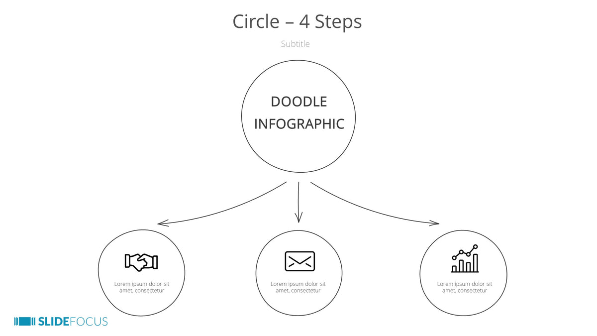 Circle 4 Steps Slidefocus Presentation Made Simple 6609