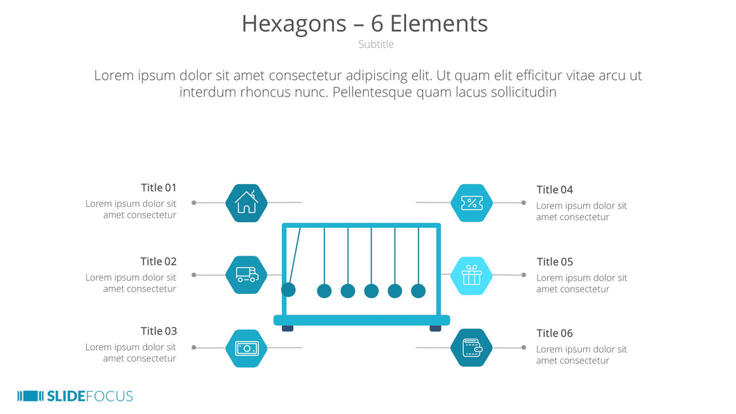 Hexagons 6 Elements