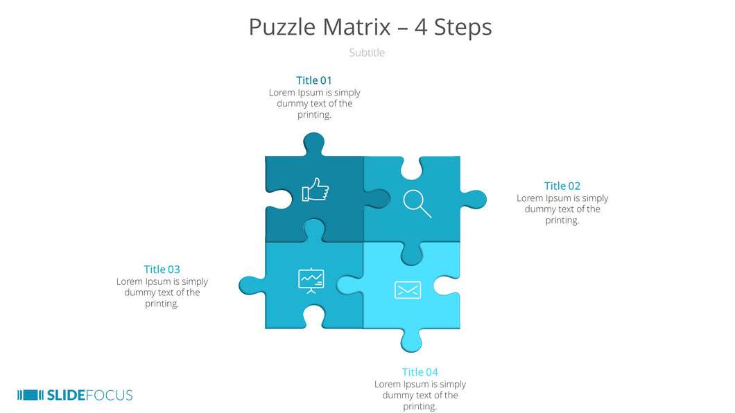 Puzzle Matrix 4 Steps