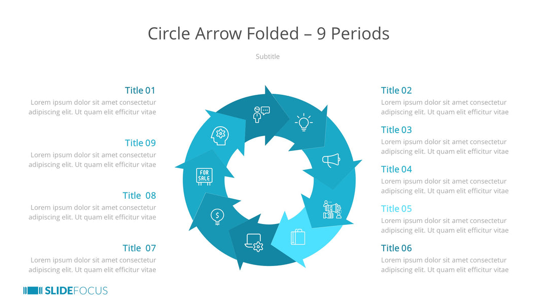 Circle Arrow Folded 9 Periods
