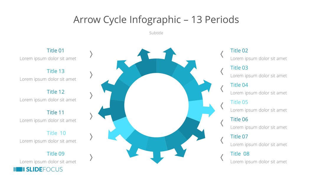 Arrow Cycle Infographic 13 Periods