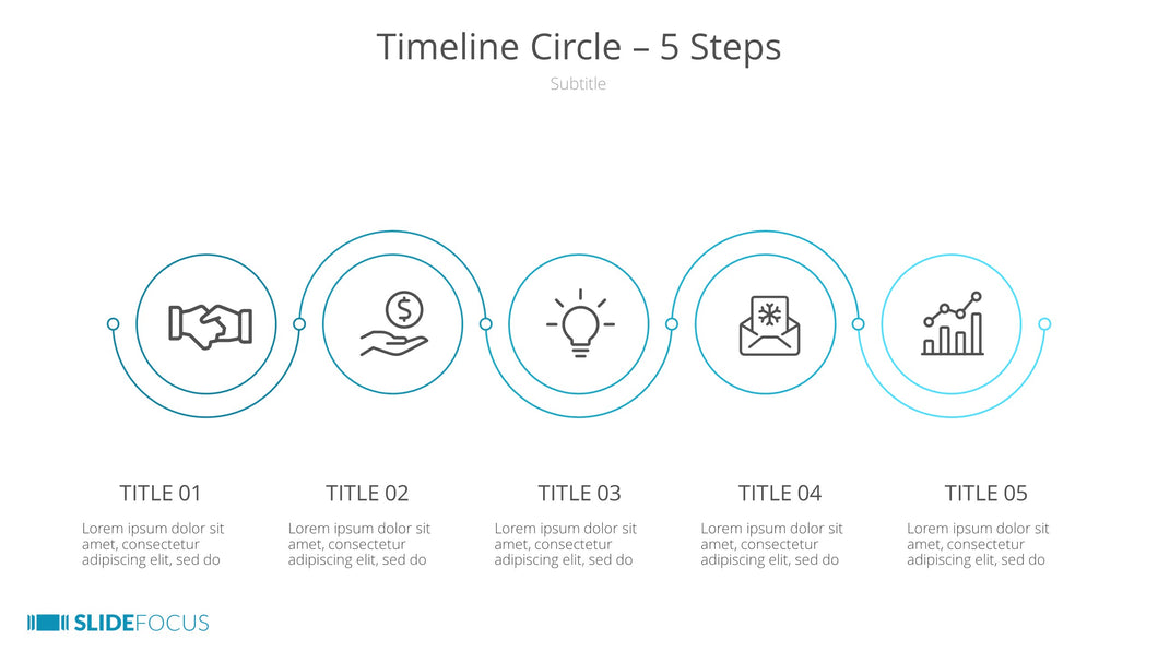 Timeline Circle 5 Steps