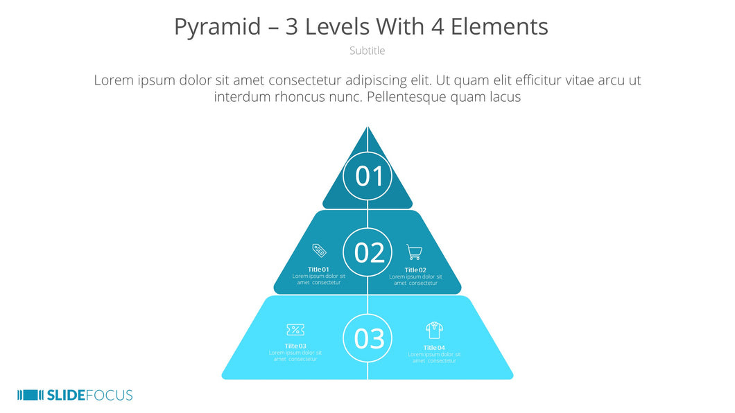 Pyramid 3 Levels With 4 Elements