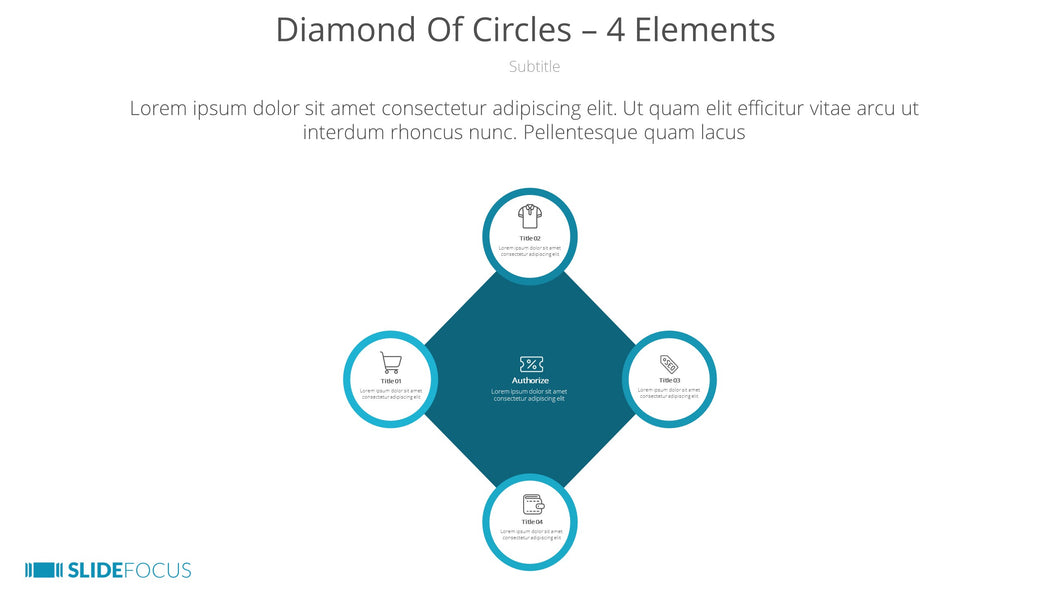 Diamond Of Circles 4 Elements
