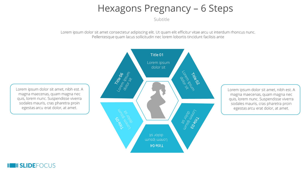 Hexagons Pregnancy 6 Steps